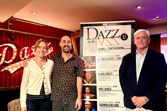 XI. Dazz Jazz jaialdiak bost kontzertu eskainiko ditu urriaren 21etik 25era