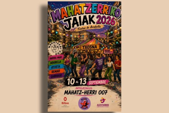 Arabellako jaiak 2026 Bilbon: egitaraua