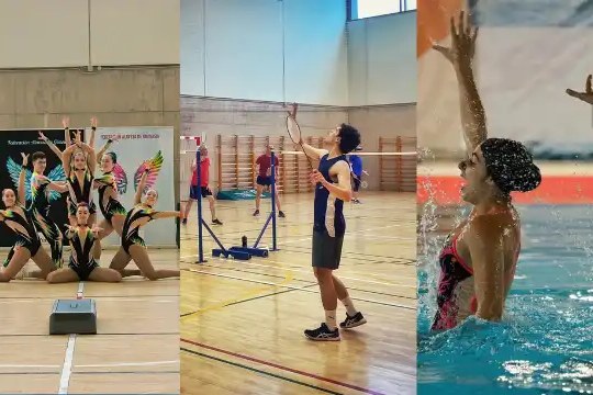 "San Andres kiroldegian entrenatzen duten kluben argazki erakusketa"