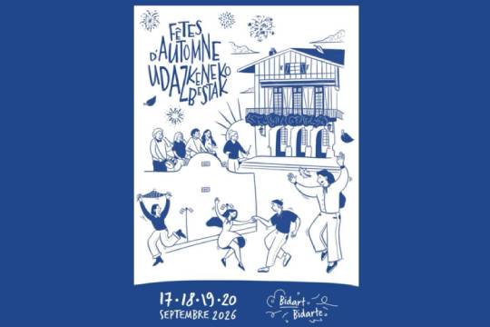 Programa Fiestas de Oto&ntilde;o 2026 en Bidart
