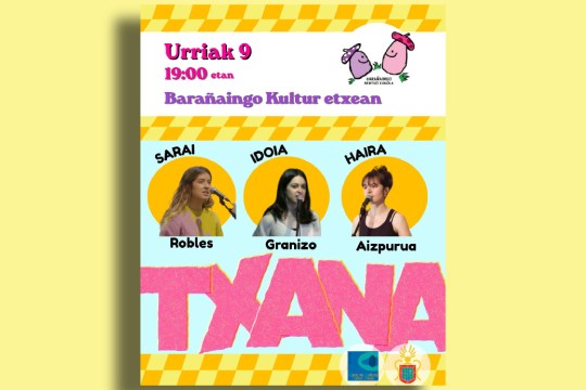 Bertso saioa: Haira Aizpurua, Idoia Granizo, Sarai Robles