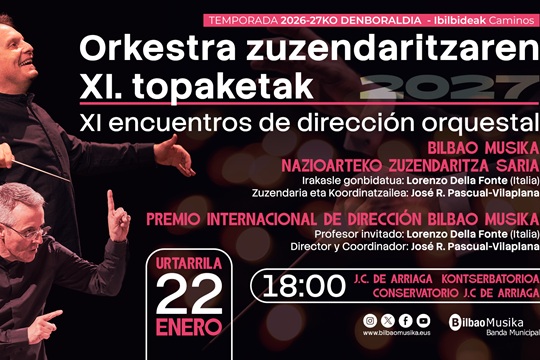Banda Municipal de M&uacute;sica de Bilbao: Concierto de clausura de los XI Encuentros de Direcci&oacute;n Orquestal