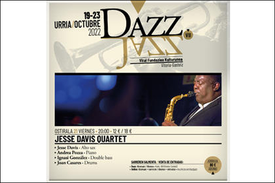 Dazz Jazz 2022: Jesse Davis Quartet