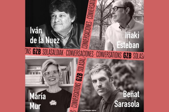 Gutun Zuria 2026: IV&Aacute;N DE LA NUEZ, I&Ntilde;AKI ESTEBAN, MAR&Iacute;A MUR eta BE&Ntilde;AT SARASOLA: "LETREN ETORKIZUNA ETA EGOERA. GUTUN ZURIA BILBAO"