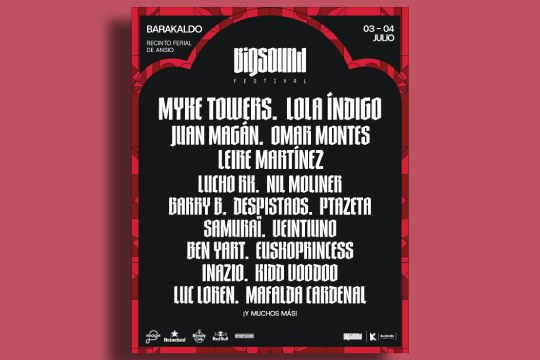 BIGSOUND Barakaldo 2026: Lola &Iacute;ndigo + Myke Towers + Juan Mag&aacute;n + Omar Montes + Nil Moliner + Veintiuno...