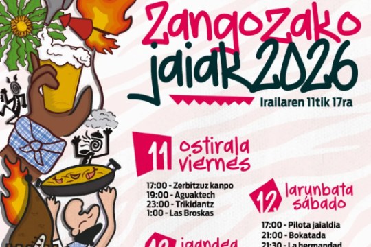 Zangozako Jaiak 2026: egitaraua