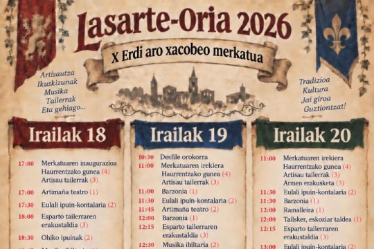 Erdi Aroko Azoka Xacobeoa 2026, Lasarte-Orian