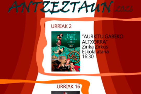 Antzeztaun 2026 - Ataungo Antzerki Jaialdia Antzeztaun 2026 - Ataungo Antzerki Jaialdia