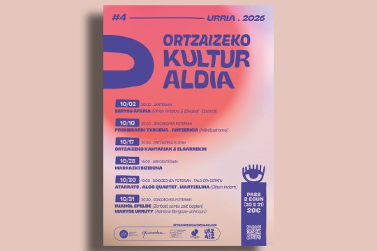 Ortzaizeko kulturaldia 2026: egitaraua