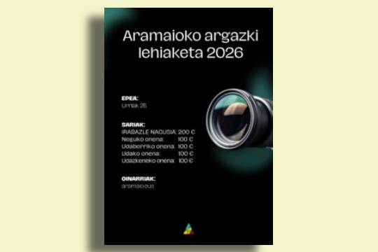 Aramaioko argazki lehiaketa 2026