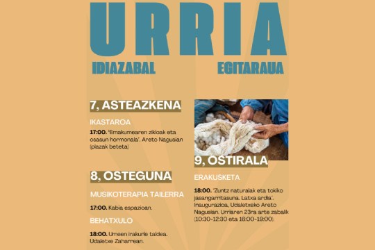 "Zuntz naturalak eta tokiko jasangarritsauna. Latxa ardia"