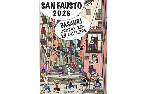 San Fausto Jaiak 2026 Basaurin: egitaraua