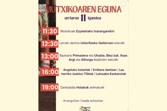 Mutxikoaren Eguna 2026