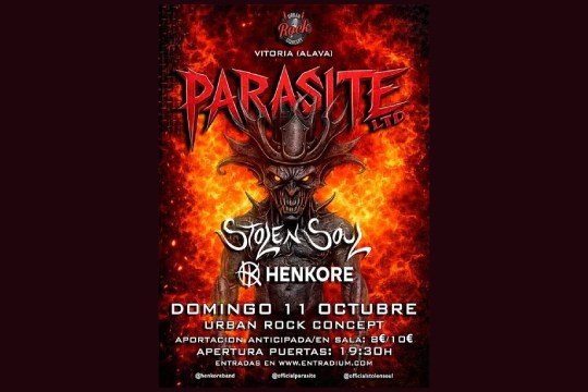 PARASITE LTD + STOLEN SOUL + Henkore