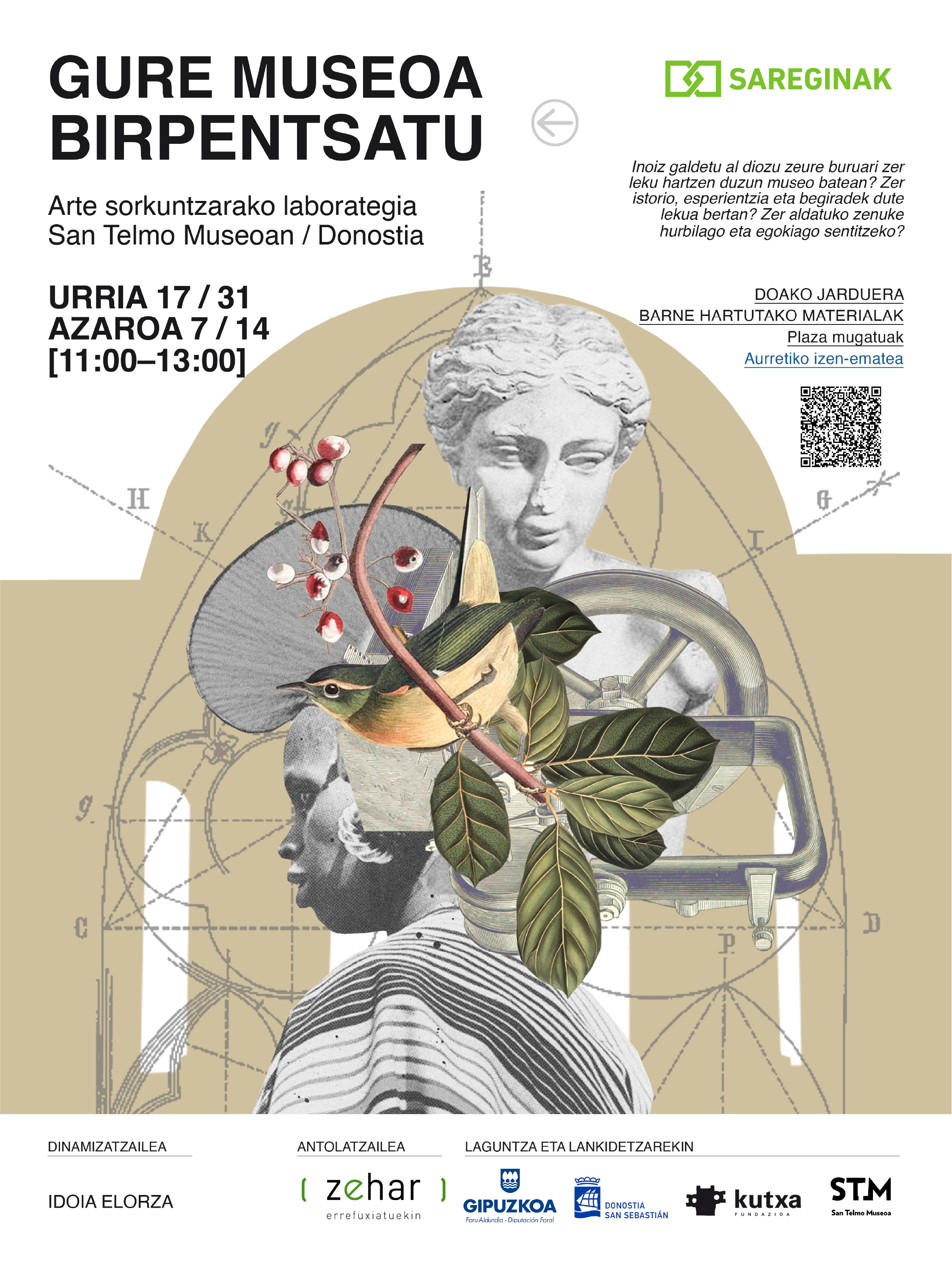 Gure museoa berriz pentsatzen: Arte-sorkuntzarako laborategia Donostiako San Telmo Museoan