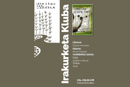 HAURRENTZAKO IRAKURKETA KLUBA: "Otsoak hormetan"