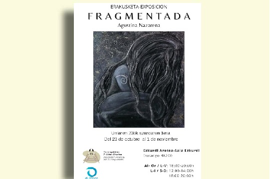 "Fragmentada", Agustina Nazarenaren erakusketa