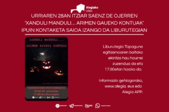 Ipuin kontaketa: "Xanduli manduli... arimen gaueko kontuak"