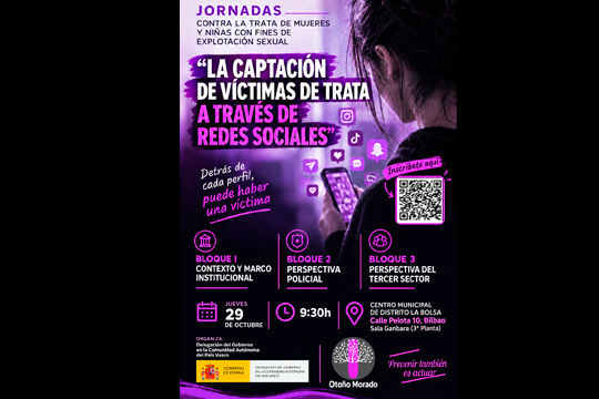 "La captaci&oacute;n de v&iacute;ctimas de trata a trav&eacute;s de redes sociales"