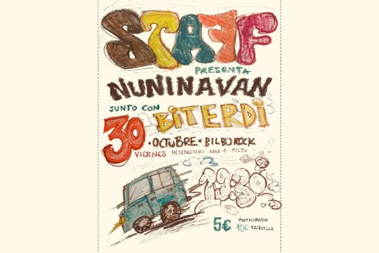 STAFF: "Nun In A Van" disko berriaren aurkezpena + Biterdi