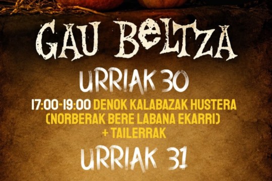 Zaldibarko Gau Beltza 2026: egitaraua