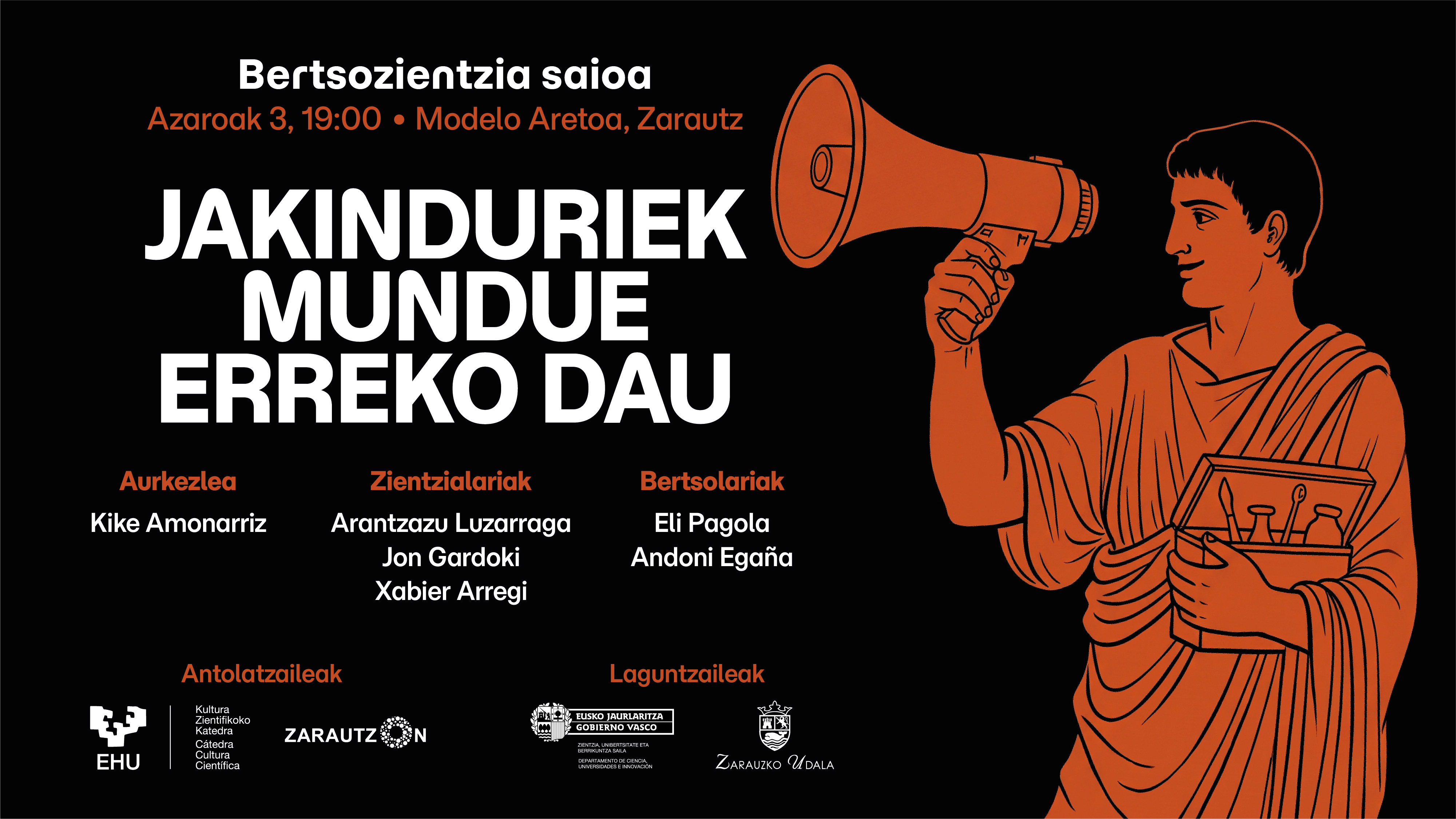 Jakinduria bertso bihurtuko da Zarautzen