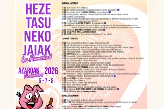 Algortako Hezetasuna Auzoko Jaiak 2026