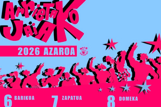 Arrietako jaiak 2026: egitaraua
