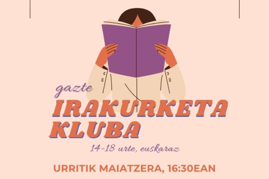 Gazteentzako irakurketa kluba (14-18 urte): "Maria eta biok" (Maria eta Miguel Gallardo)