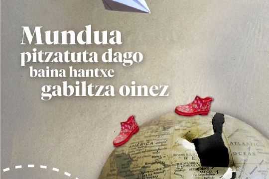 Gazte Literatura Taldea: "Mundua pitzatuta dago baina hantze galbiltza oinez"