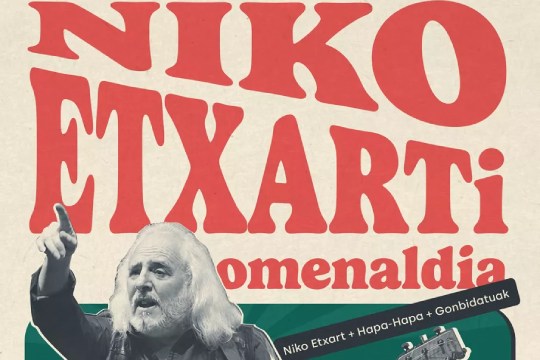Sarrerak Niko Etxarti omenaldia (azaroak 28 - Tanka Aretoa)