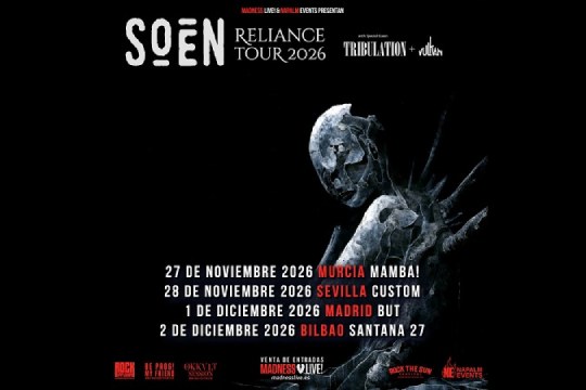 Soen + Tribulation + Vulkan