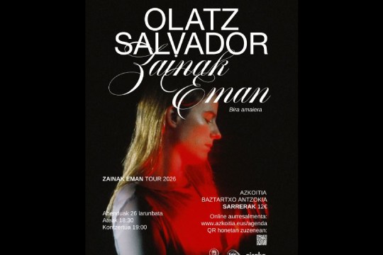 Sarrerak OLATZ SALVADOR: "Zainak eman" (Azkoitia)