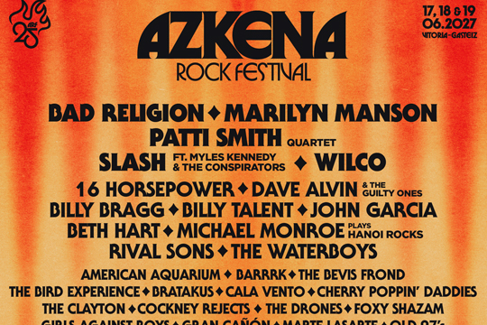 Azkena Rock Festival 2027: Patti Smith, Bad Religion, Marilyn Manson, Slash, Wilco...