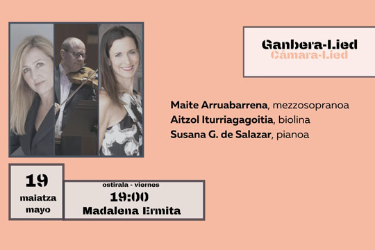 Musikaste 2023: C&aacute;mara-Lied (Maite Arruabarrena + Aitzol Iturriagagoitia + Susana Garc&iacute;a de Salazar)