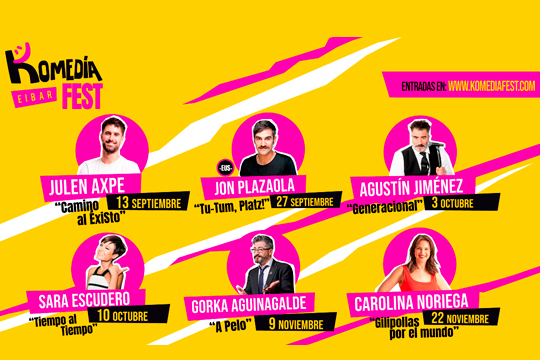 Programa Komedia Fest 2025 - Festival de humor de Eibar