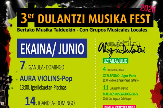 Dulantzi Musika Fest 2026: Maki & Los Descarados