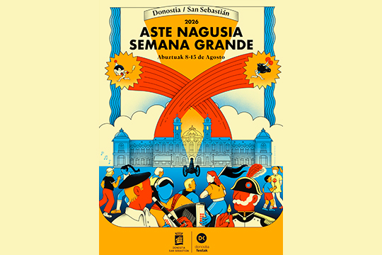 Semana Grande Donostia / San Sebasti&aacute;n 2026: Programa conciertos Sag&uuml;&eacute;s
