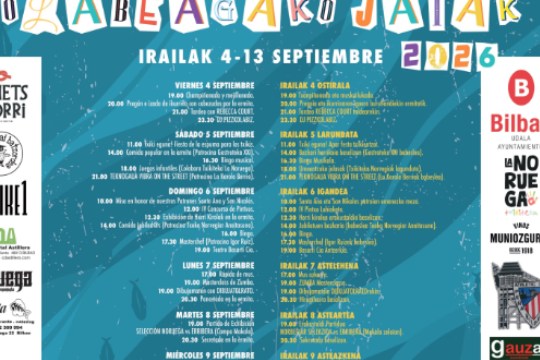 Programa Fiestas de Olabeaga 2026 (Bilbao)