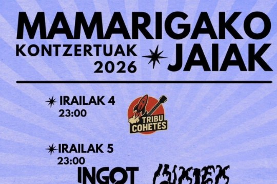 Fiestas de Mamariga 2026 en Santurtzi: Ingot + Lukiek
