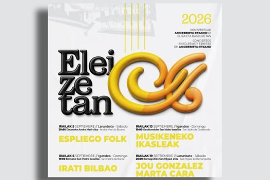 Programa Ciclo de conciertos Eleizetan 2026