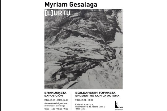 "[L]URTU", exposici&oacute;n de Myriam Gesalaga de mano de LANBROAN