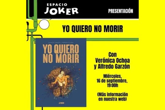Presentaci&oacute;n de libro: "Yo quiero no morir"