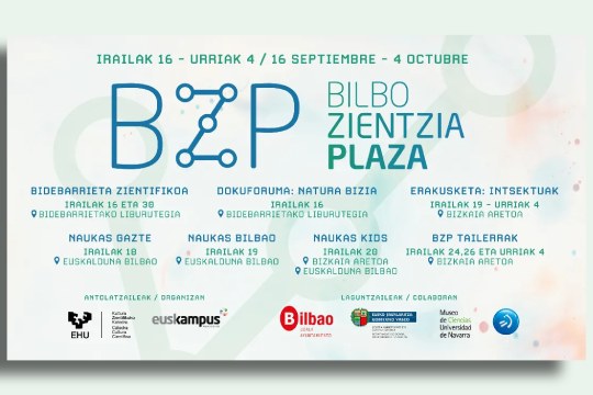 Programa Bilbo Zientzia Plaza 2026