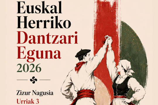 Euskal Herriko Dantzari Eguna 2026 (Zizur Mayor - 3 octubre) Euskal Herriko Dantzari Eguna 2026 (Zizur Mayor - 3 octubre)