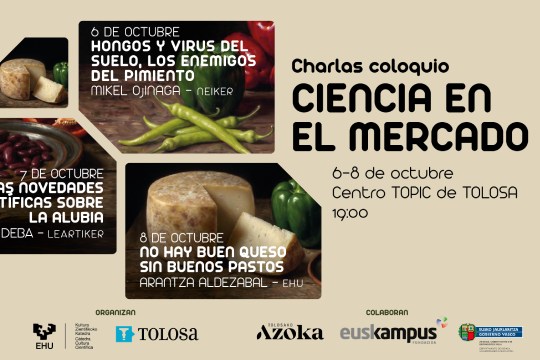 Charlas coloquio: "Zientzia azokan" (Ciencia en el mercado)