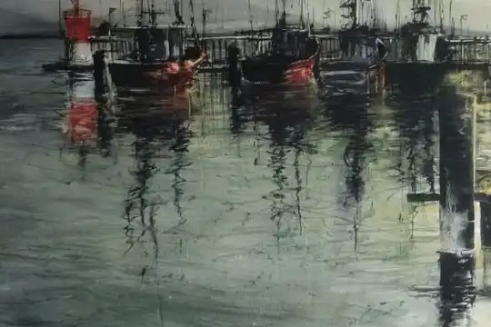 "Hojas de agua. Pintura en acuarela y acr&iacute;lico", exposici&oacute;n de I&ntilde;aki N&uacute;&ntilde;ez Ruilope