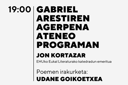 Gabriel Arestiren Eguna 2026