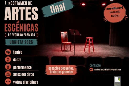 Final del Certamen de artes esc&eacute;nicas de peque&ntilde;o formato &ndash; Zurriburri Antzerki taldea