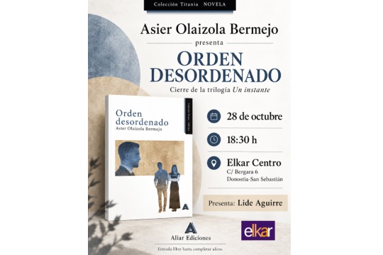 Presentaci&oacute;n del libro "Orden desordenado" de Asier Olaizola